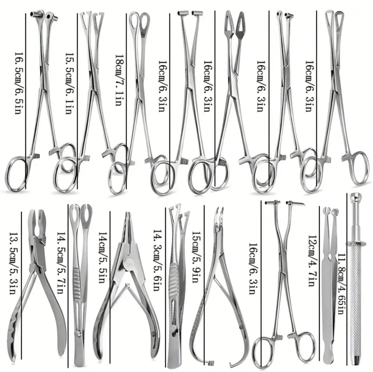 Body piercing tool set