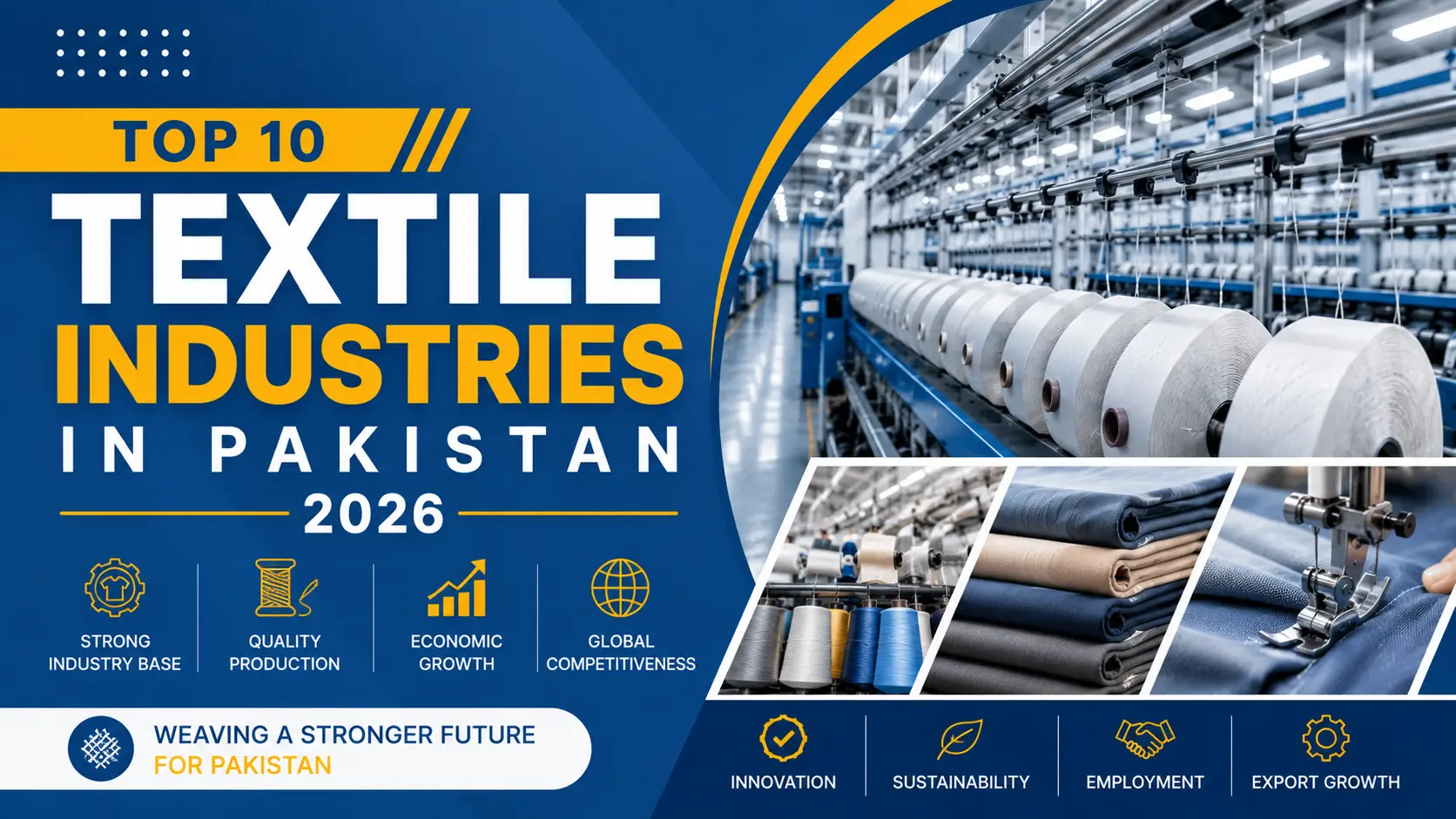 Top 10 Textile Industries in Pakistan 2026