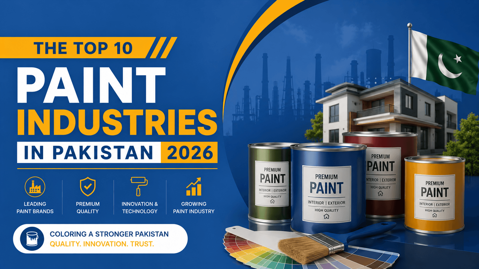 The Top 10 Paint Industries in Pakistan 2026