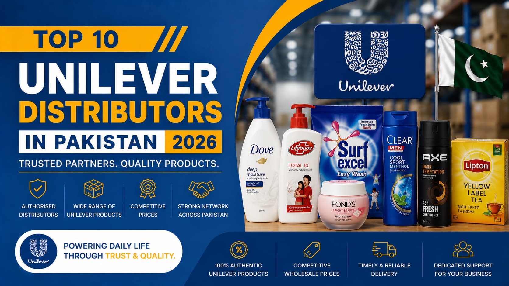 Top 10 Unilever Distributors in Pakistan 2026