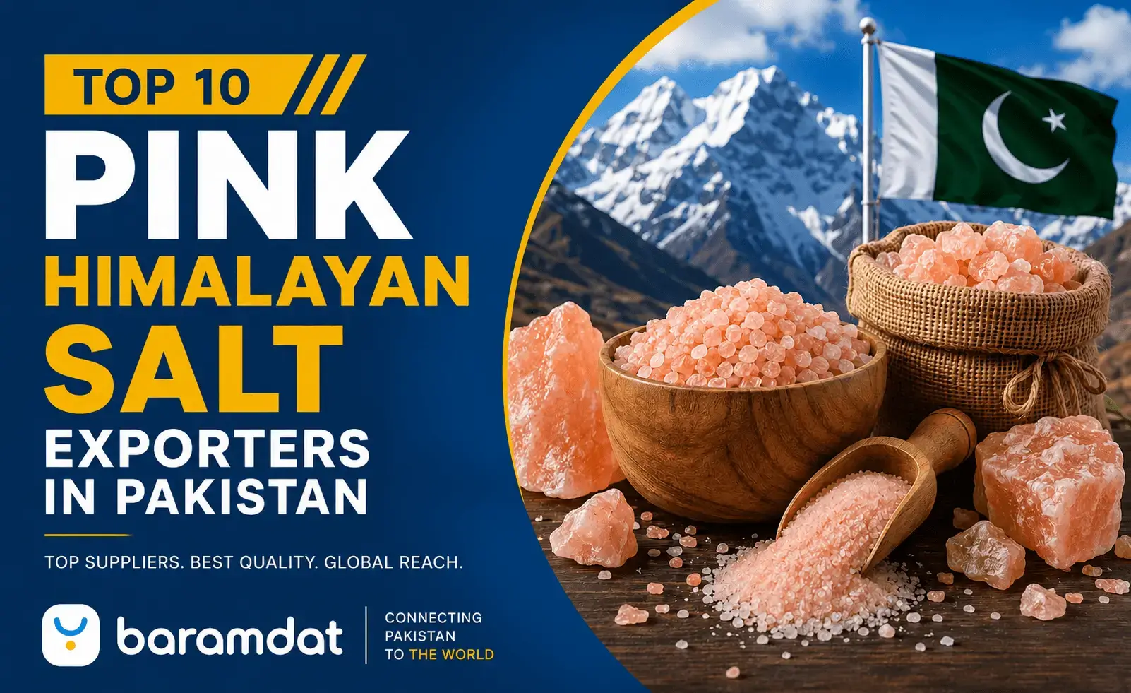 Top 10 Pink Himalayan Salt Exporters in Pakistan 2026