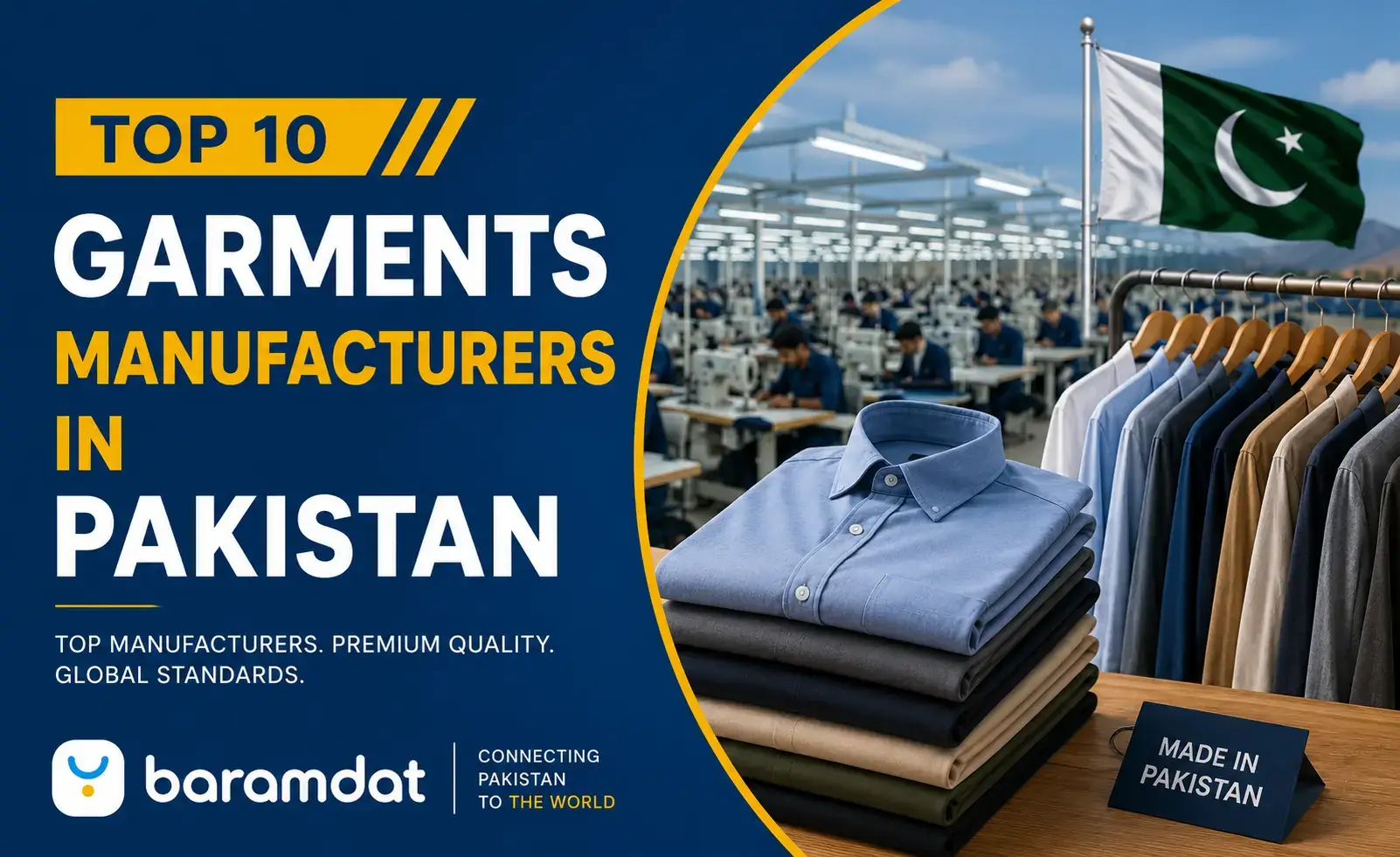 Top 10 Garments Manufacturers in Pakistan (2026): Verified Suppliers for Global Importers