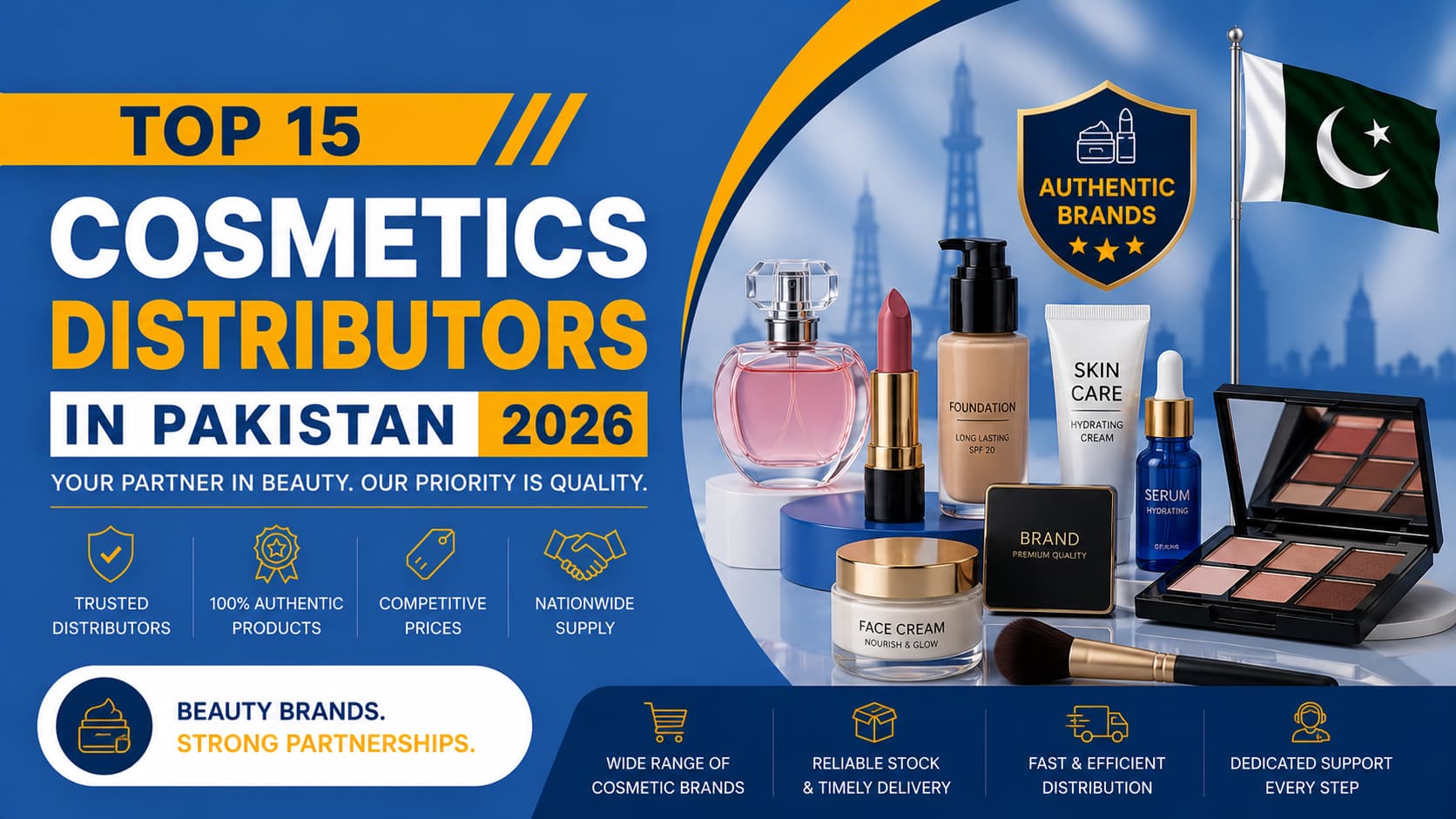 Top 15 Cosmetics Distributors in Pakistan 2026