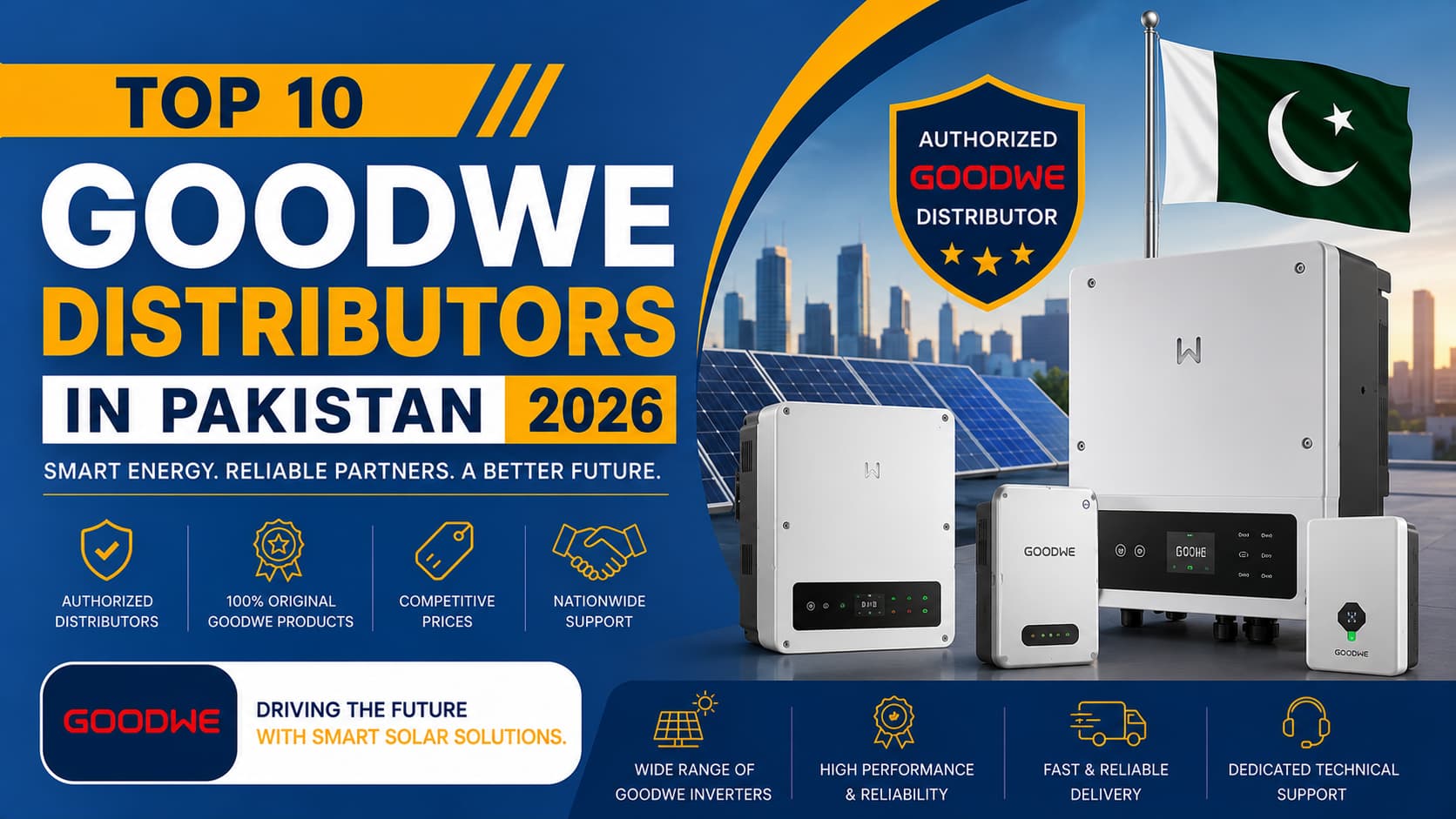 Top 10 GoodWe Distributors in Pakistan 2026