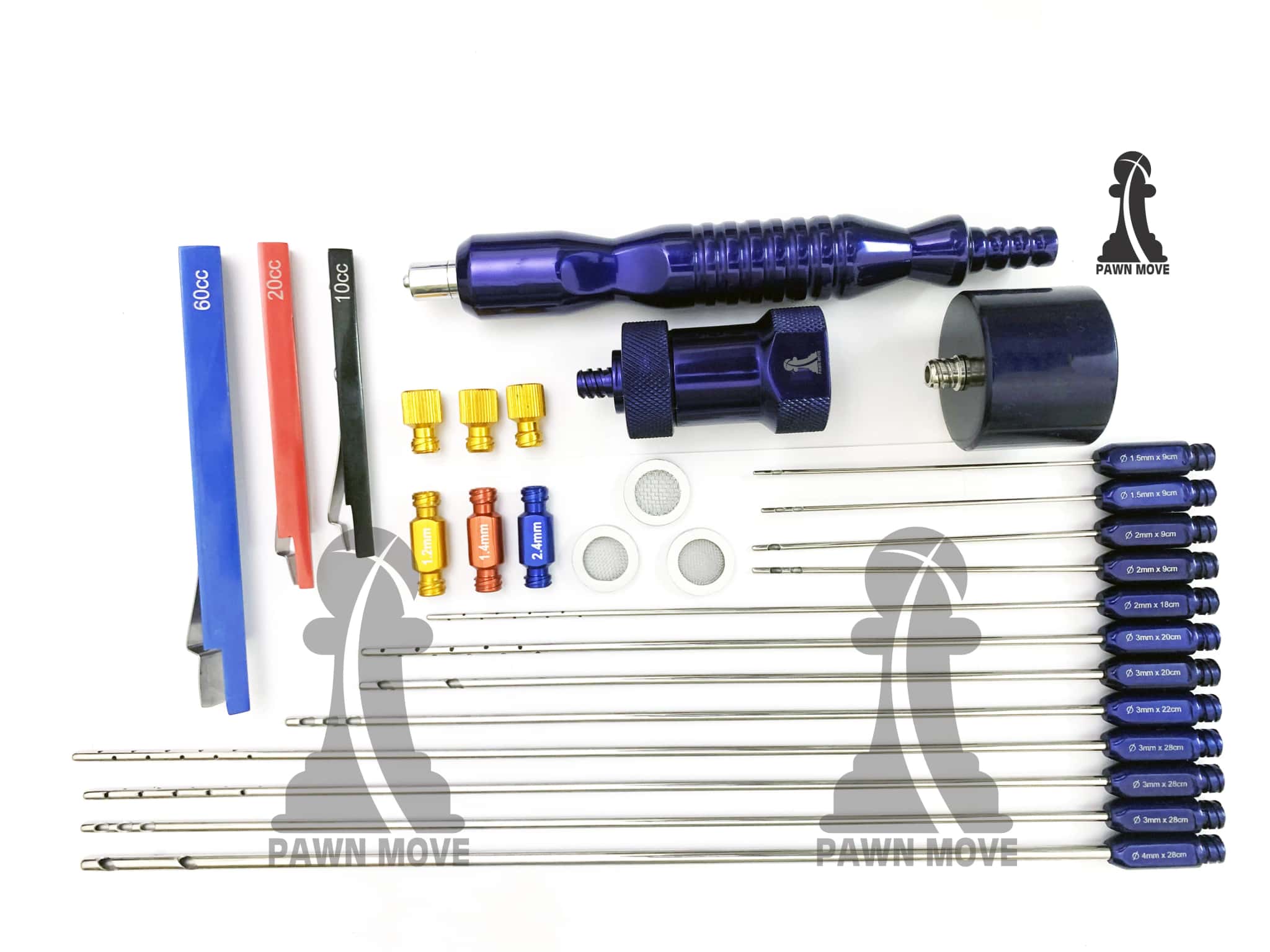 Liposuction Cannula Set for Fat Grafting - 27 Pieces
