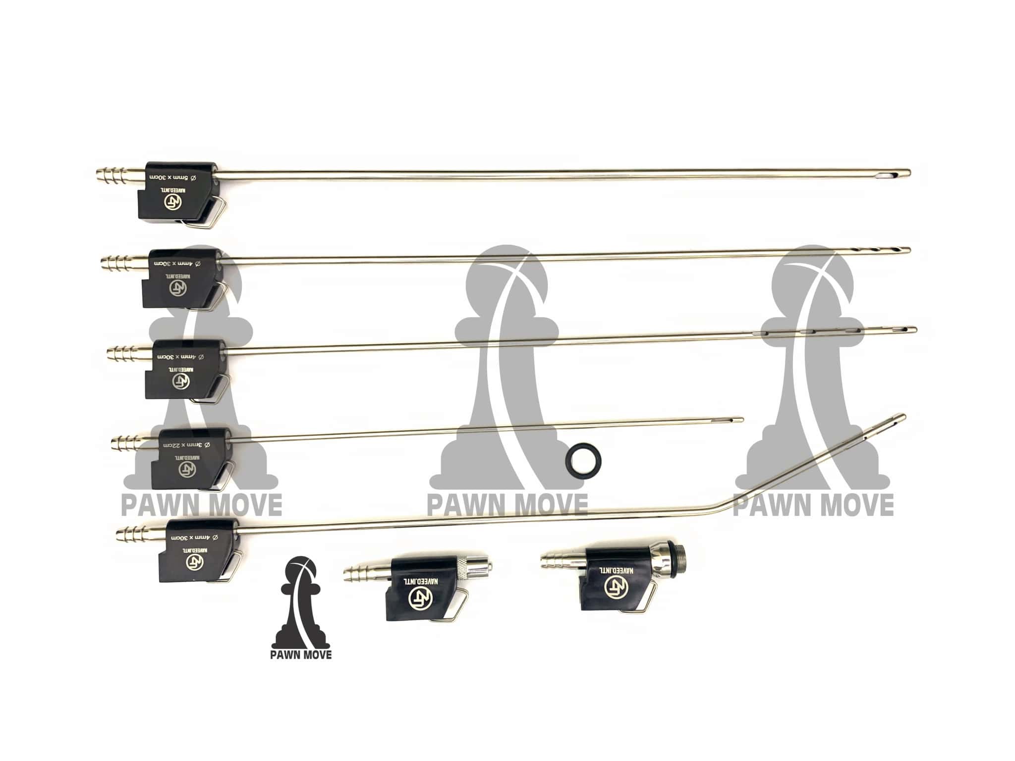 Reusable Liposuction Cannula Set – 7 Pieces Surgical Kit