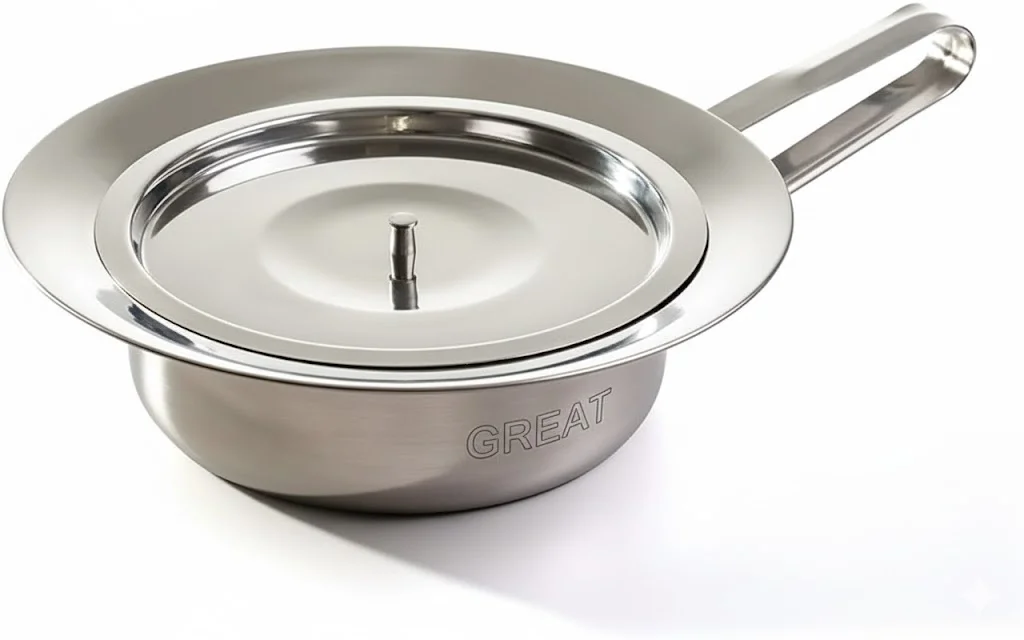 Bedpan with lid