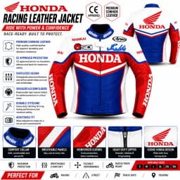 Custom Ninja Leather Racing Jacket & Suit, Genuine Cowhide, CE Armor Protection