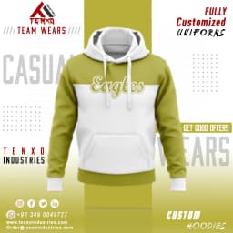 Tenxo Industries Custom Team Hoodies – Personalized Sports Pullover with Mascot, Name & Number
