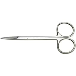 Straight Iris Scissors – Slim Pointed Blades, Ring Handle, Polished Metal | Baliimpex