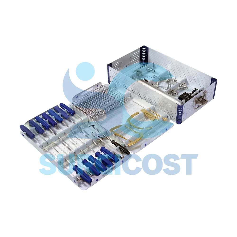 Knee arthroscopy instrument set