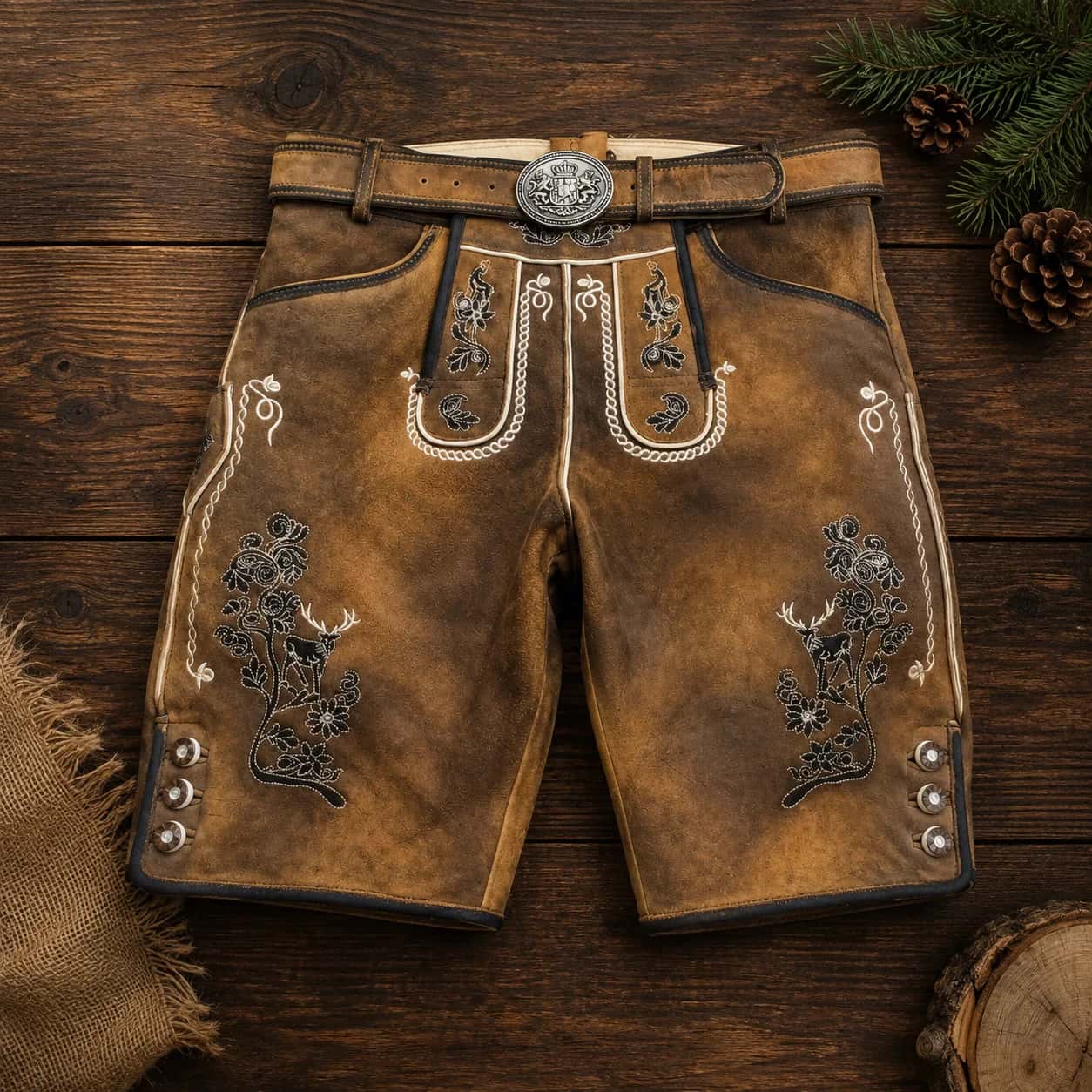 Lederhosen shorts