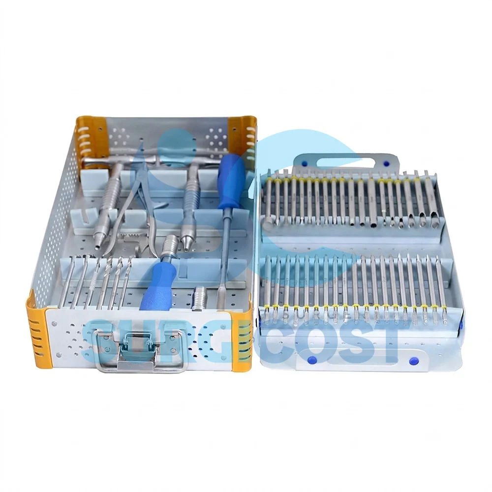 Orthopedic screwdriver instrument set