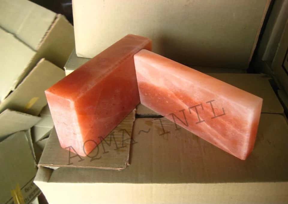 Pink salt brick