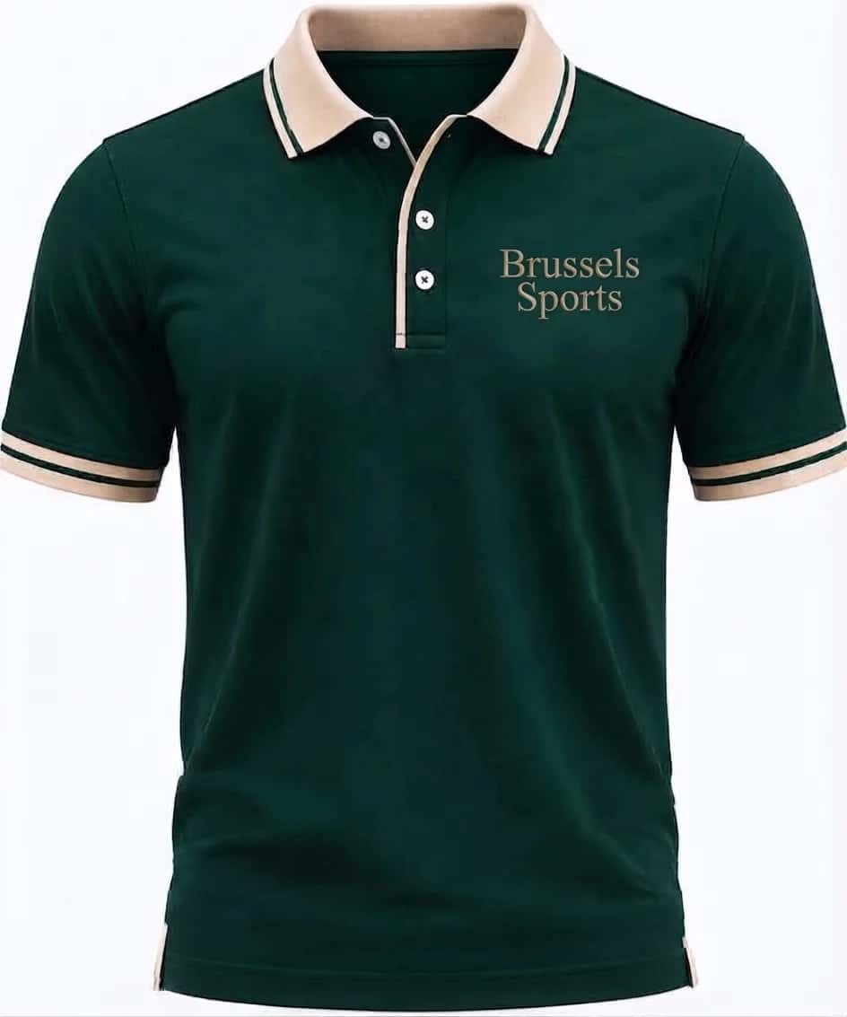 Polo shirt with Brussels Sports branding