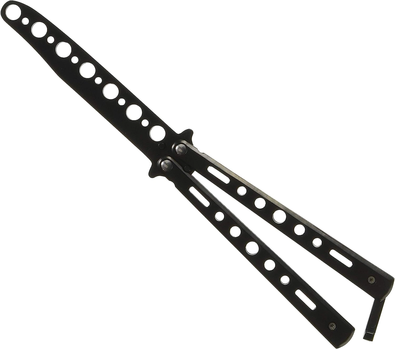 Black Handle Balisong Butterfly Knife